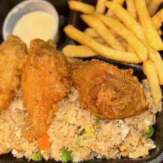 Chicken Wing with Fried Rice Platter