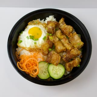 CRISPY PORK BELLY MEGA PLATE (Thit Heo Chien Gion)
